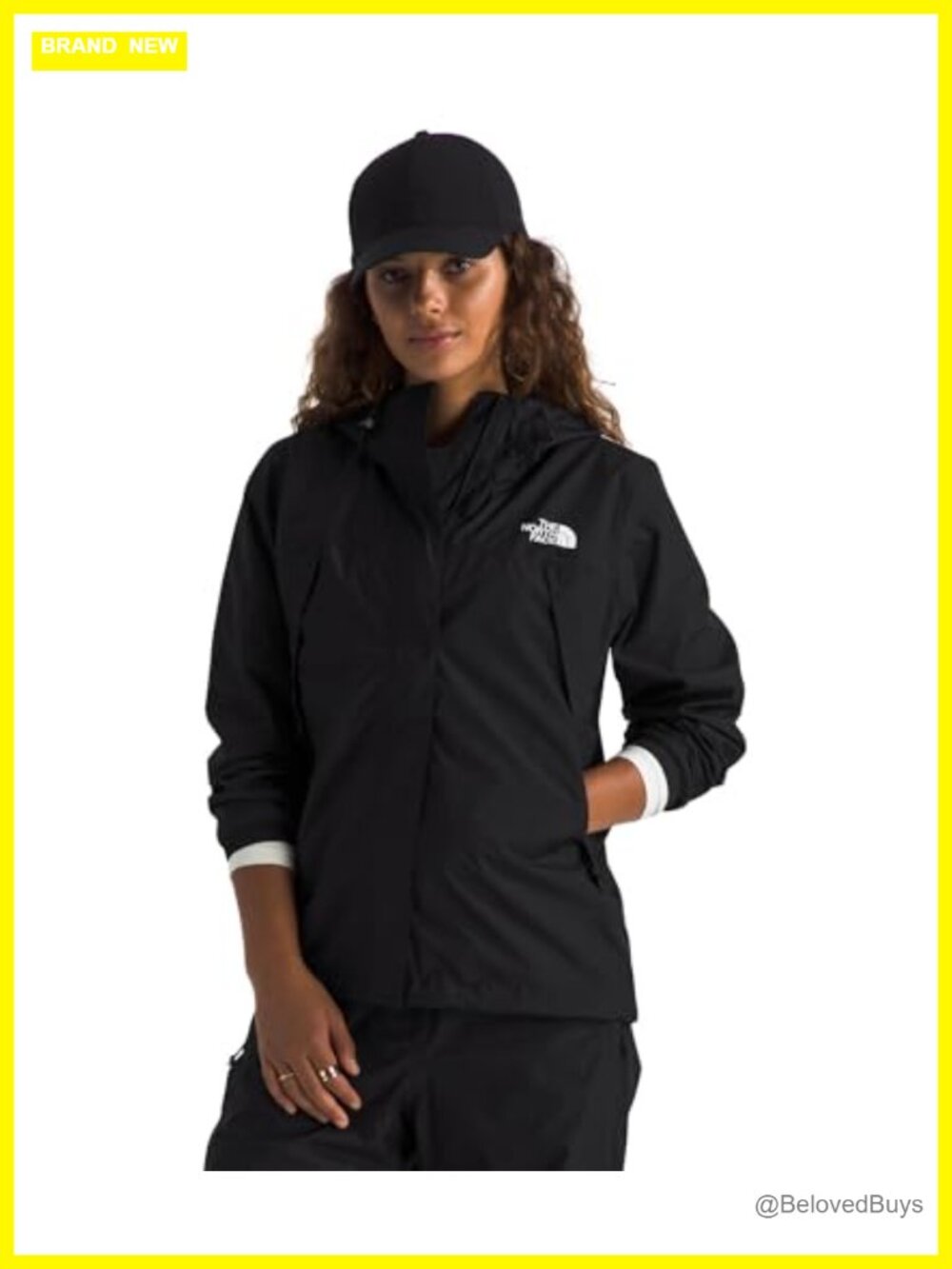 Womens Waterproof Breathable Rain Coat Seam Sealed Recycled